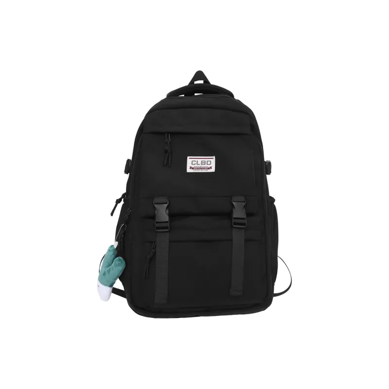 URBAN FOREST Nylon Backpack Regular Unisex White/Black/Red/Purple-7