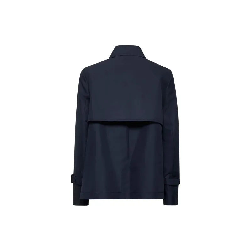 WEEKEND MaxMara Biglia Double Breasted Short Peacoat-1