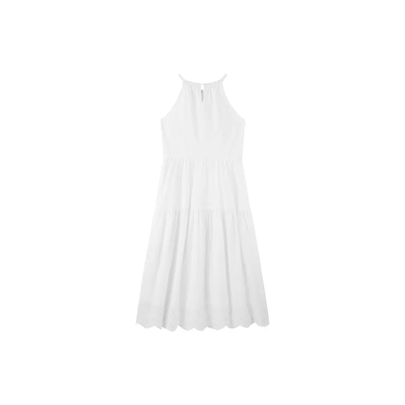 LEDIN Sleeveless Dress Women's Bright White-1
