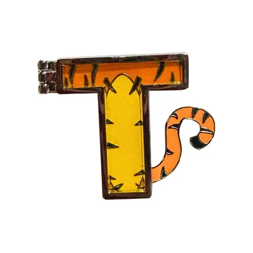 Disney 26 Letter Dumbo, Judy Tigger, Olaf Flap Metal Badges-3