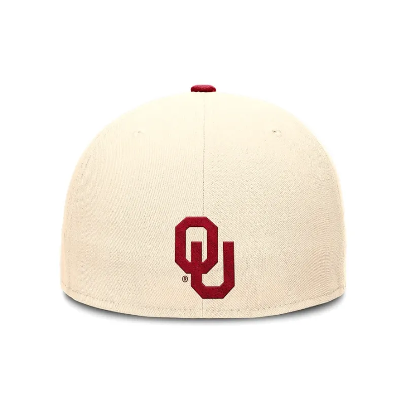 Nike Oklahoma Sooners Primetime True Men's Jordan Brand Dri FIT College Fitted Hat-1