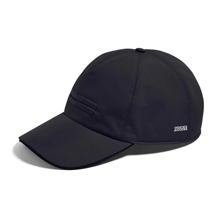 Ermenegildo Zegna Embroidered Curved Peak Baseball Cap-0