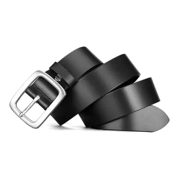Yamaichi Maru Top Grain Cow Leather Leather Belts Men's 3.7 Cm