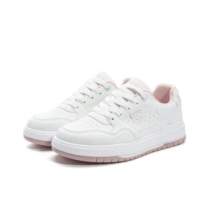 Dafu Leaps Forward Anti Slip And Wear Resistant Lightweight Low Top Skateboard Shoes Women's White-13
