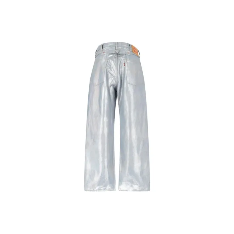 JUNYA WATANABE Wide Leg Metallic Trousers-1
