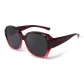 Gradient Red Frame with Black Gray Lens