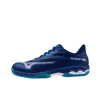 Mizuno Wave Exceed Light 2 Cushioning, Wear Resistant Low Top Tennis Shoes Unisex Dark Blue