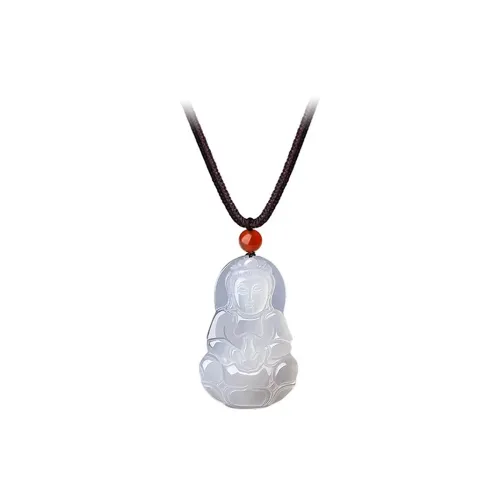 Kim Ka Fook Chalcedony Jade Necklaces Unisex