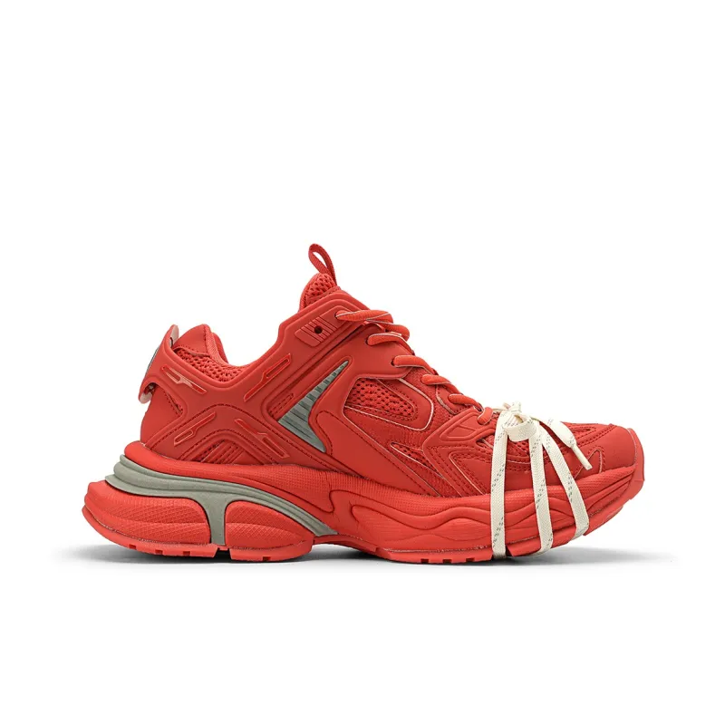 K WANG Height Increasing Wear Resistant Slip Resistant Low Top Chunky Sneakers Unisex-19