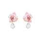 Rose Pearl Clip-on Earrings, 1 Pair