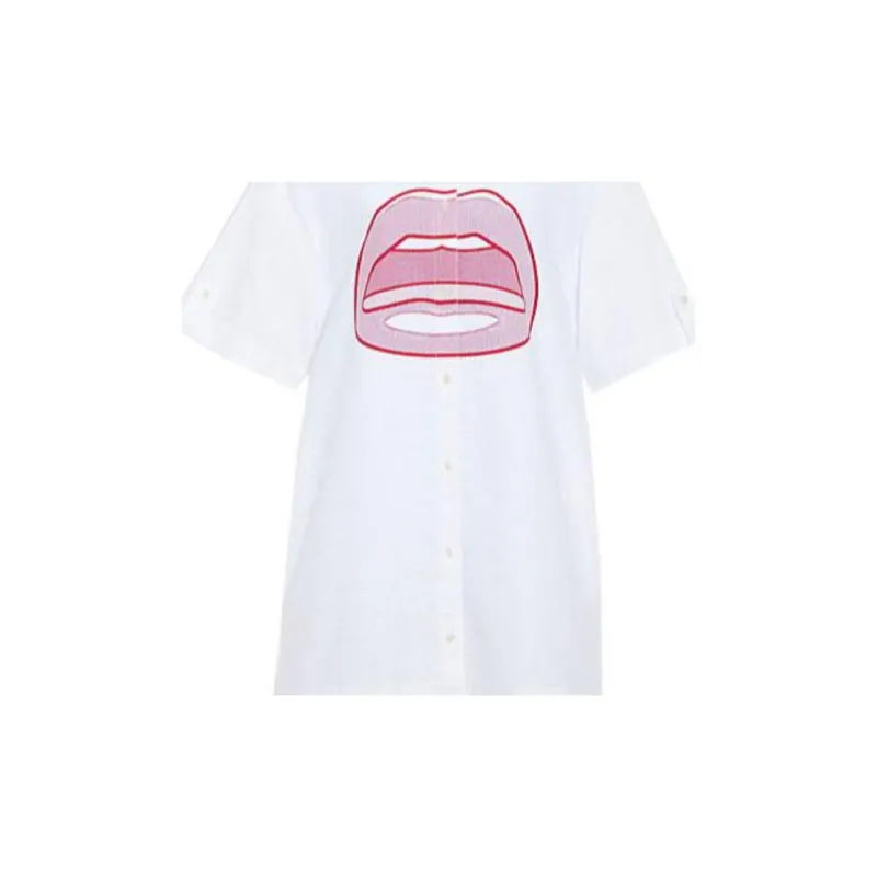 COACH Short-Sleeved Dresses Women's White-4