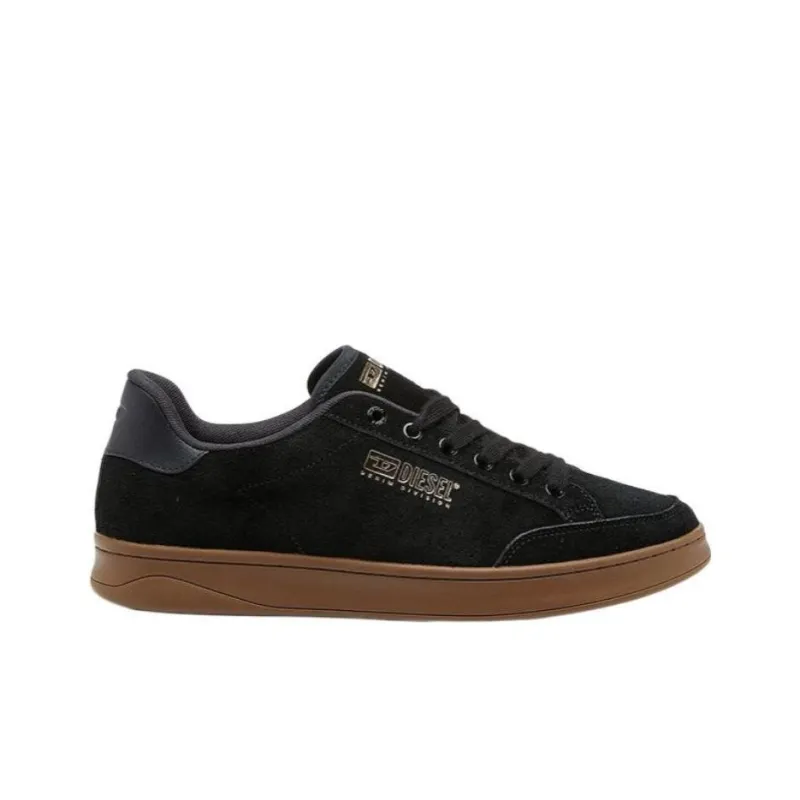 DIESEL S Athene Low Top Skateboard Shoes Men's Black-1