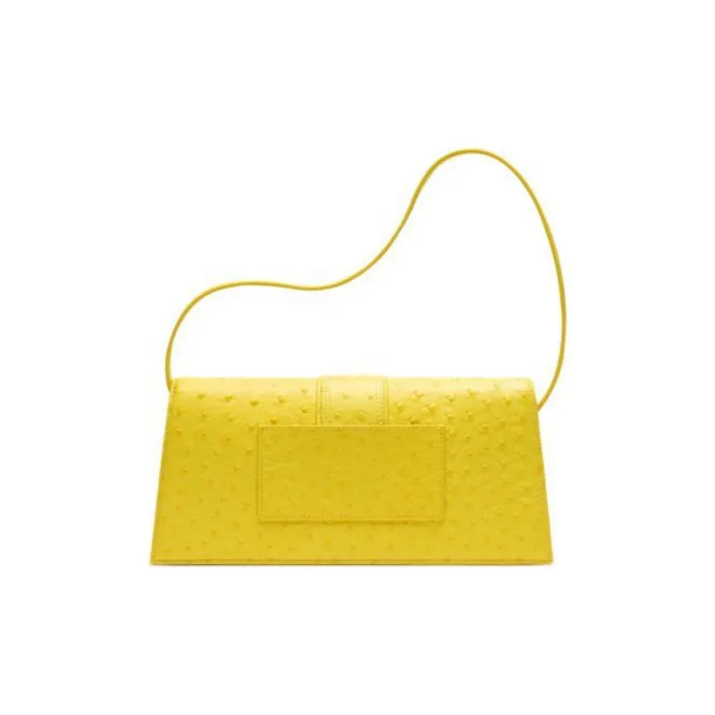 Jacquemus Cotton Shoulder Bag Women's Yellow-2