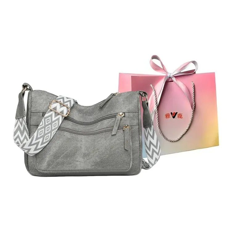 Yalu PU Crossbody Bag, Shoulder Bag Regular Women's Lake Blue/Brown/Khaki/Gray/Light Gray-16