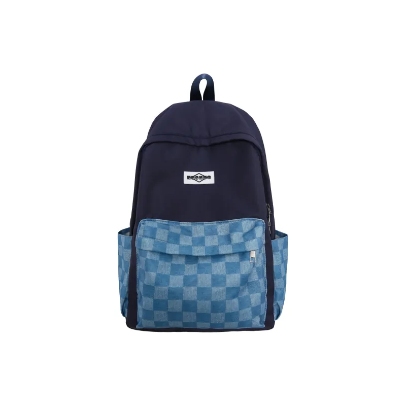 URBAN FOREST Nylon Backpack Regular Unisex Black/Pink/Purple/Lake Blue/Navy Blue-21