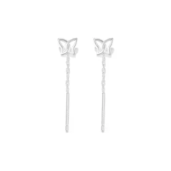 Clect 999 Fine Silver Drop Earrings Women's