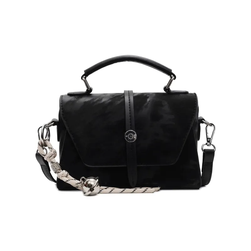 Yalu PU Shoulder Bag, Crossbody Bag, Handbag Women's Black/Pink/Ecru/Blue/Silver-1