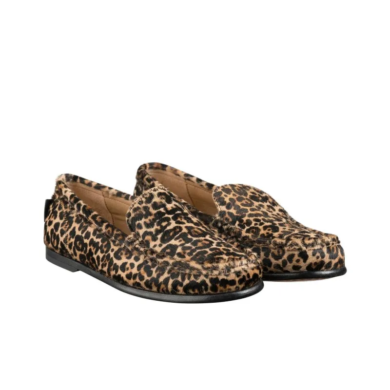A.P.C Swan Casual Single Shoes Women's Leopard Brown-1