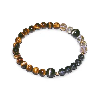Harf Tiger's Eye Stone Bracelets Unisex