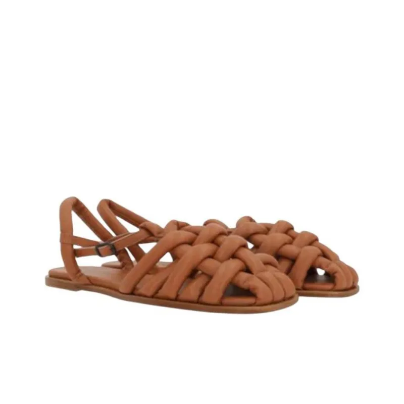 Hereu Strap Sandals Women's Tan-2