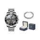 Steel Band True Gray Men's Watch