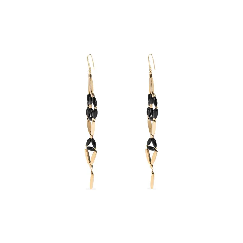 ISABEL MARANT Beaded Drop Earrings-1