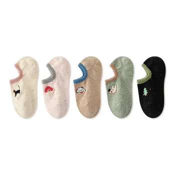 JIAZINI No Show Socks Women's Combo Set