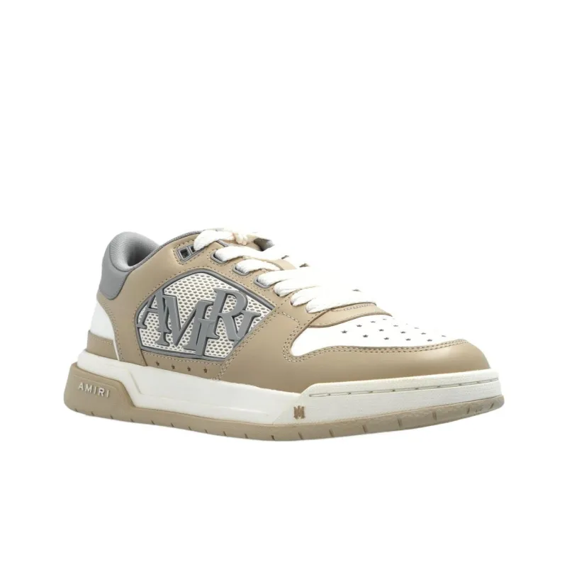 AMIRI Low Top Skateboard Shoes Women's Khaki-1