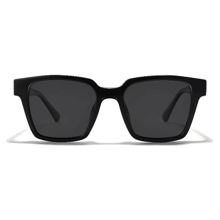 Sagawa Plate Frame TR/Memory Plastic Square Sunglasses Unisex-3