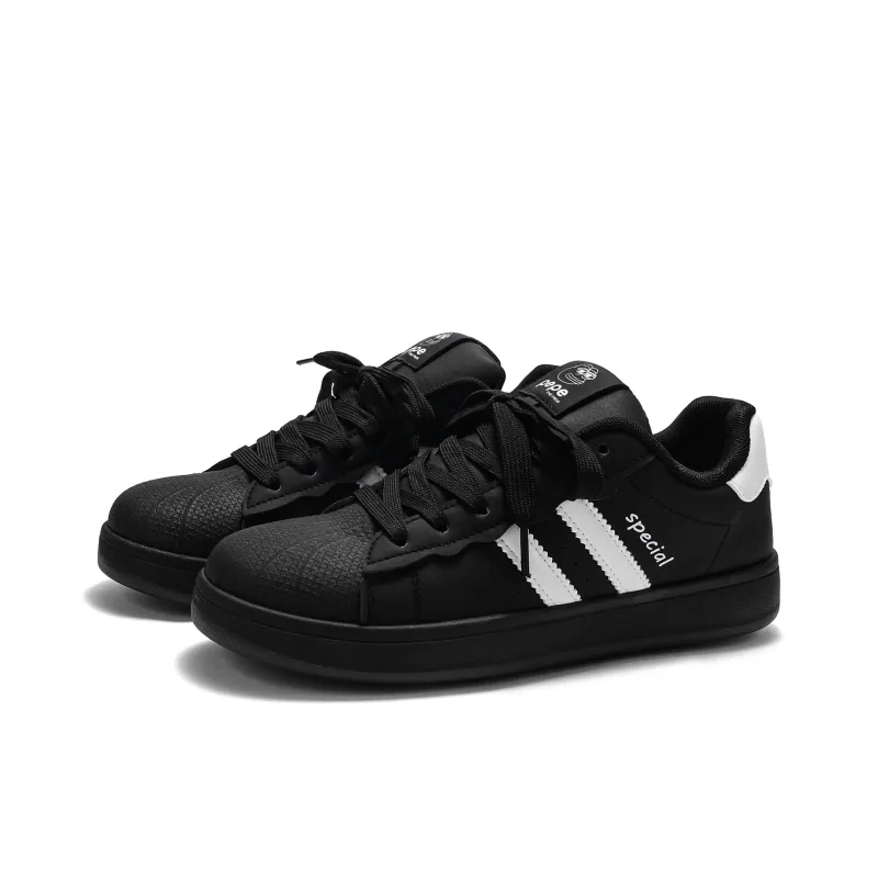 Pepe The Frog Skateboard Shoes Unisex Low Top Black/White/White Ice Blue-1