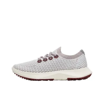 Allbirds Tree Dasher Low Top Casual Shoes Women's White Red