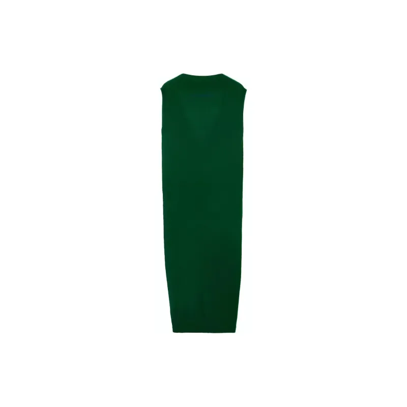 Burberry Argyle Intarsia V Neck Maxi Dress-1