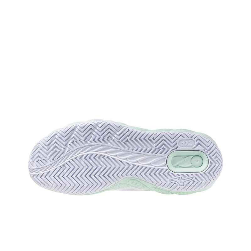 Mizuno Wave Enforce Cushioned Wear-Resistant Breathable Low-Top Tennis Shoes Women's White-4