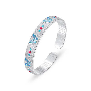 VOCK S999 Fine Silver Sterling Silver Bracelets Women's