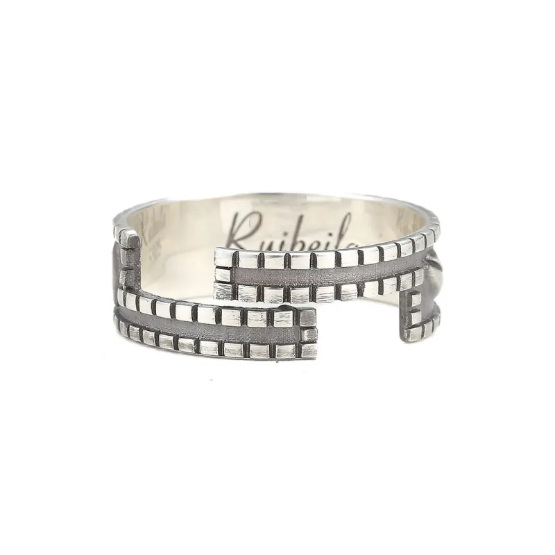 Ruibeila 925 Sterling Silver Rings Men's-2