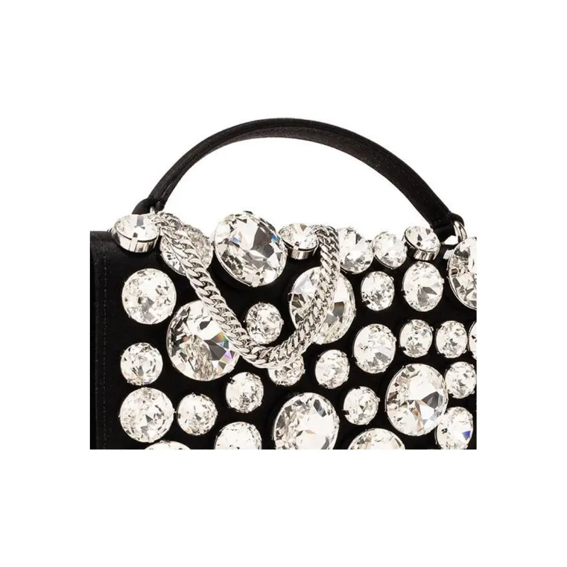 MOSCHINO Embellished Top Handle Bag-3