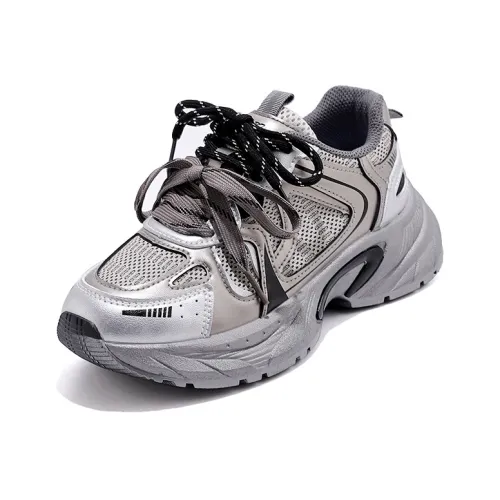 Turns By Turns Water-Resistant Height Increasing Coverage Low-Top Chunky Sneakers Women's