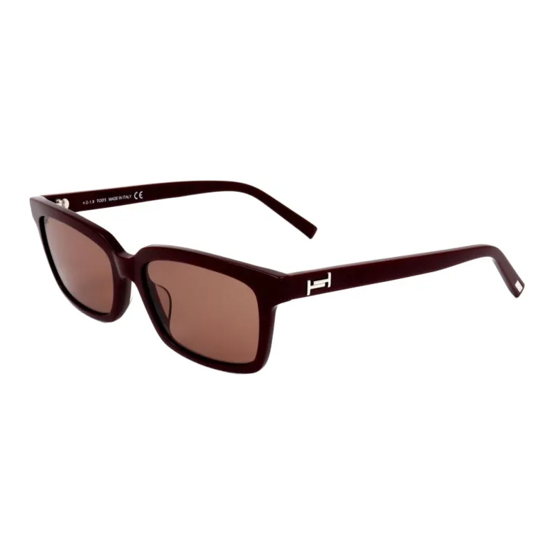 TOD'S Acetate Rectangular Sunglasses Women's Black-0