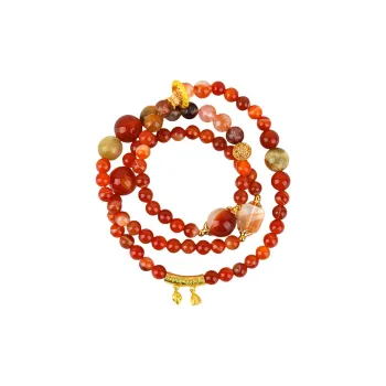 Bubble Scallops Agate Bracelets Unisex