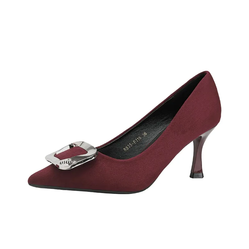 Baibianzhiheren Slim Heel High Heels Women's-8