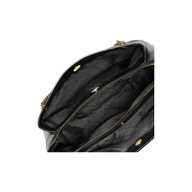 MICHAEL KORS Whitney Pu Handbag Medium Size Women's Black-4