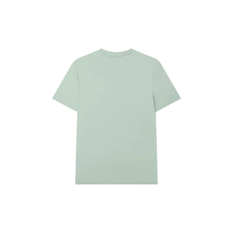 FILA Knitted Fabric Short Sleeved T Shirts Men's Pastoral Green-1