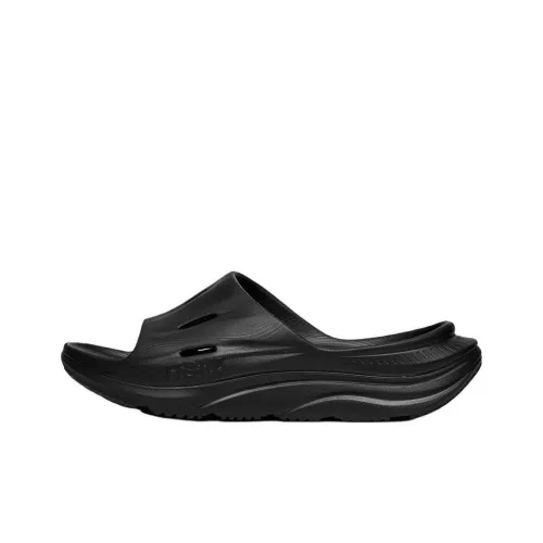 HOKA ONE ONE Slip Resistant Slide Slippers Men's Black