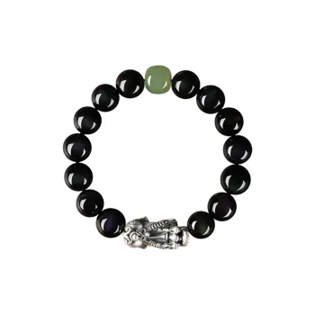 GOLDFISH ALLEY Obsidian Bracelets Unisex
