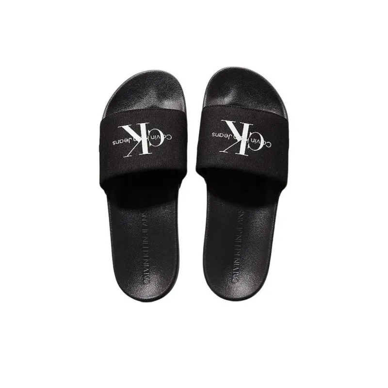 CKJ CALVIN KLEIN JEANS Slide Slippers Men's Black-3