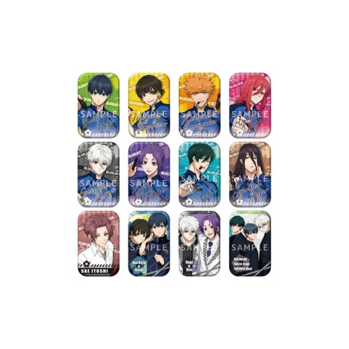 Animate Blue Lock, Anime Edition, Rounded Box Egg Badges