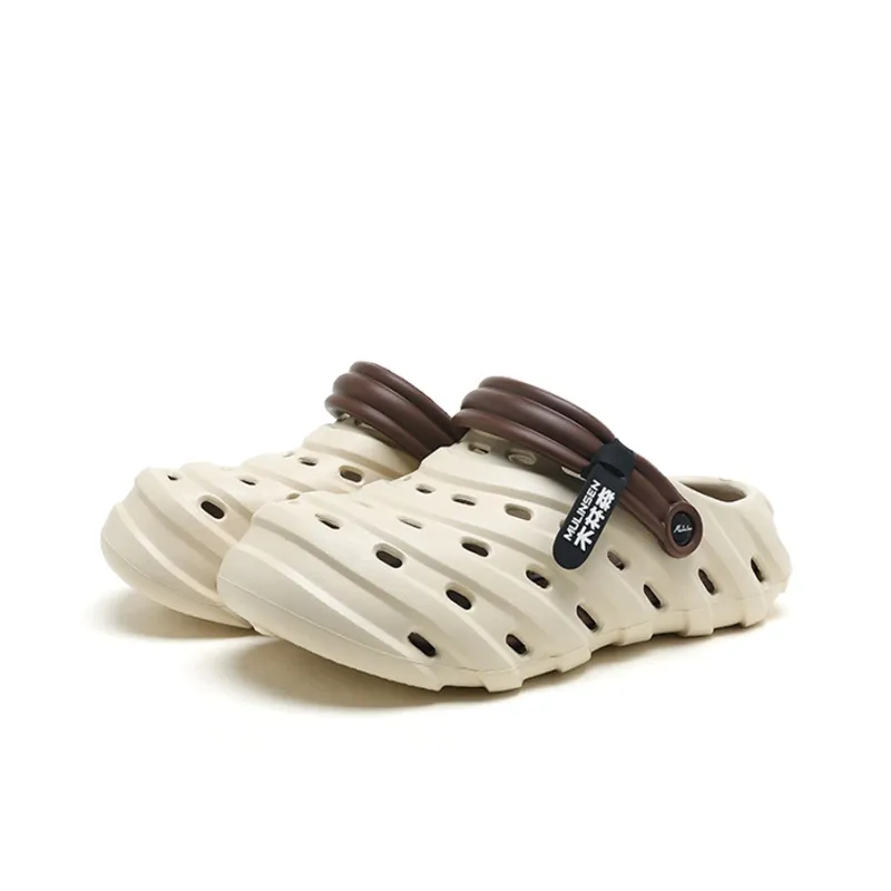 Mulinsen Clogs Men's Khaki Brown-2
