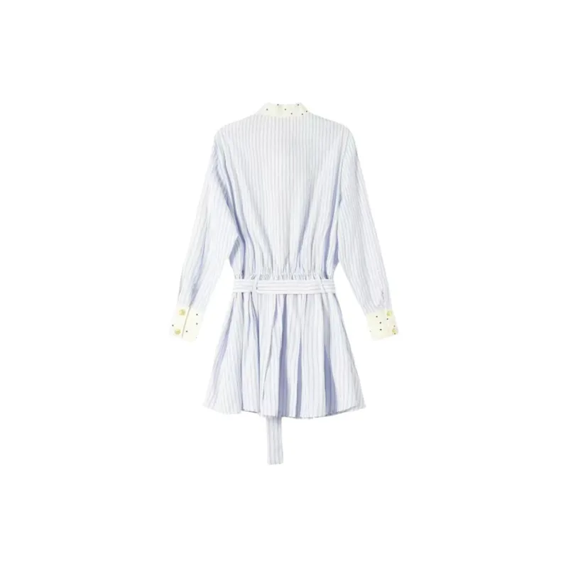 RTNH Long-Sleeved Dresses Women's Blue-1