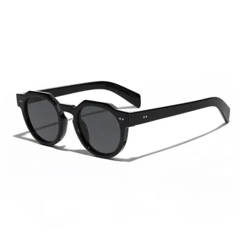 MUYKUY PC Round Sunglasses Unisex