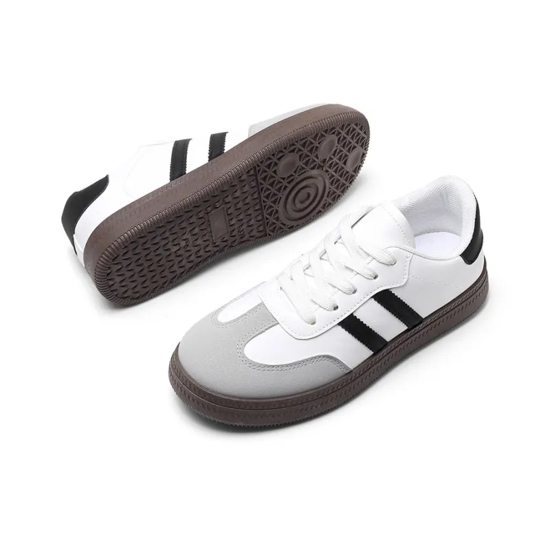 Strongman Skateboard Shoes Women's Black White-8